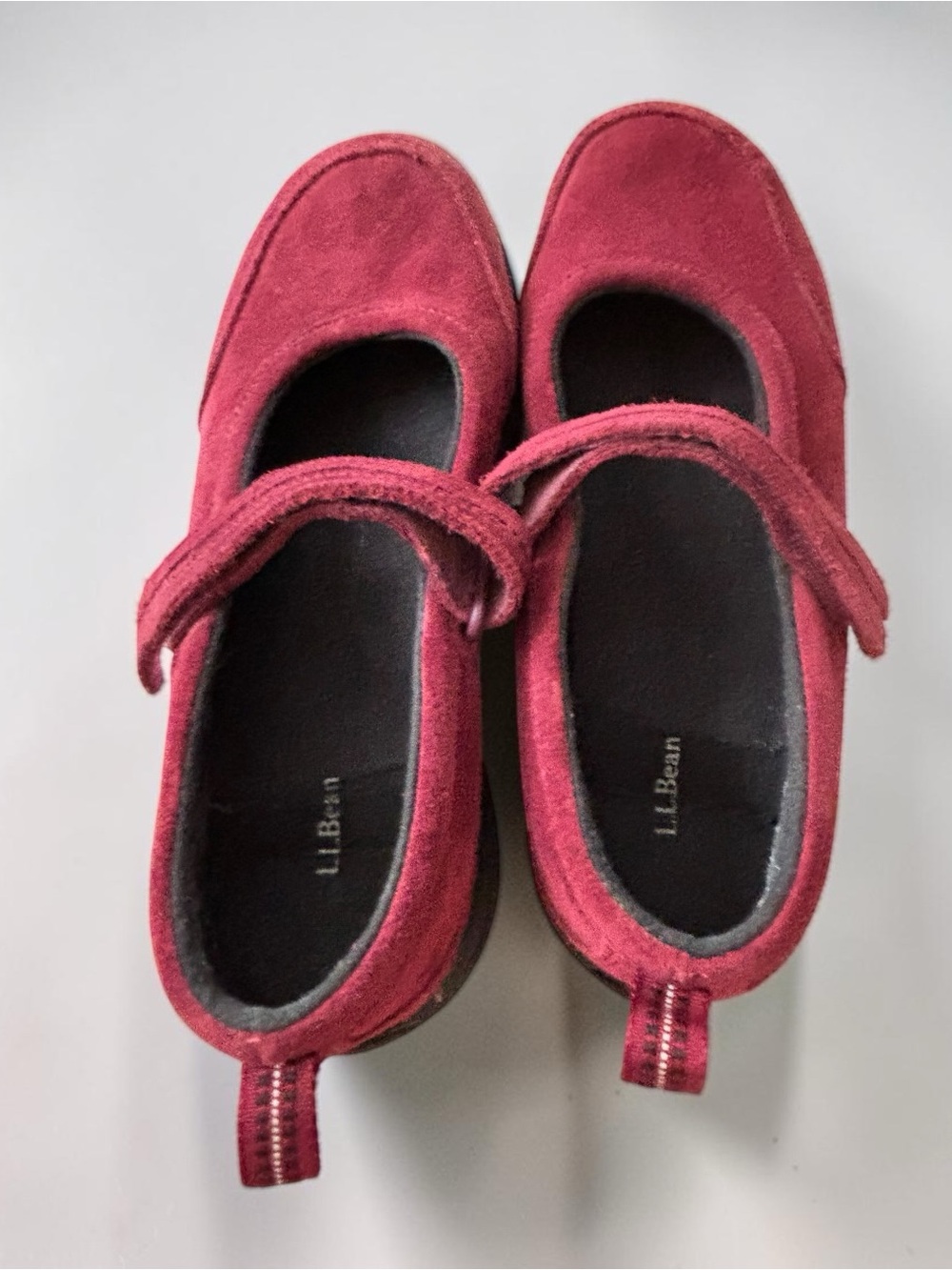 Lands’ End Burgundy Suede Mary Jane Walking Shoes Women’s 7 - Picture 10 of 12